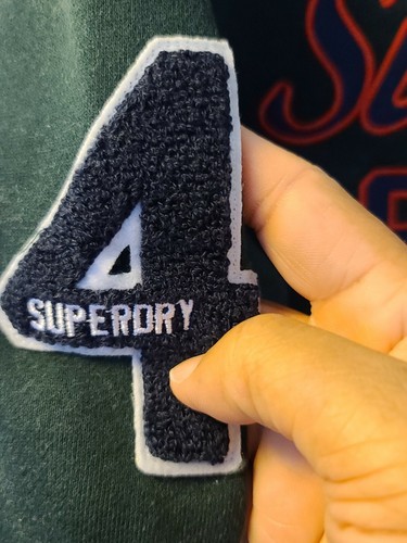 Men's Green Superdry Athletic Sweatshirt XL (EU Cut) - Picture 2 of 5