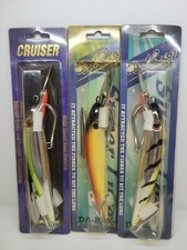 DR3 Set of 3pcs Dr Ray Cruiser Sinking Trolling Lures Fishing Lures 180mm 80g