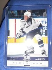 1999-00 Wayne Gretzky Hockey Lightning Hockey Card #156 Vincent Lecavalier MVP