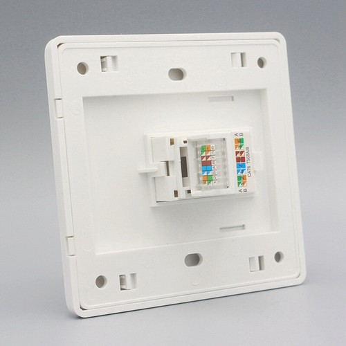 86 Type Network Ethernet LAN Gigabit RJ45 Cat6 Outlet Socket Keystone Facepl _xi - Afbeelding 4 van 5