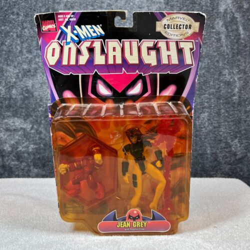 X-Men Onslaught Jean Gray Actionfigur mit Psychic Claw 1997 Neu Marvel Vintage