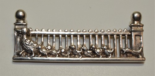 Vtg Designer H & H De Matteo Sterling Ente Familie Anstecknadel/Brosche 12.6g