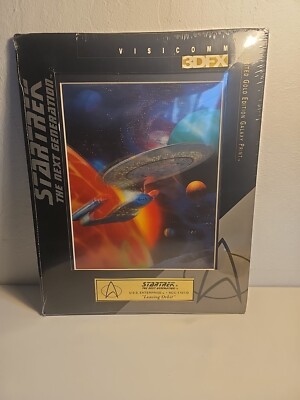 Star Trek Visicomm 3DFX LE Gold Enterprise NCC-1701-D Visicomm.