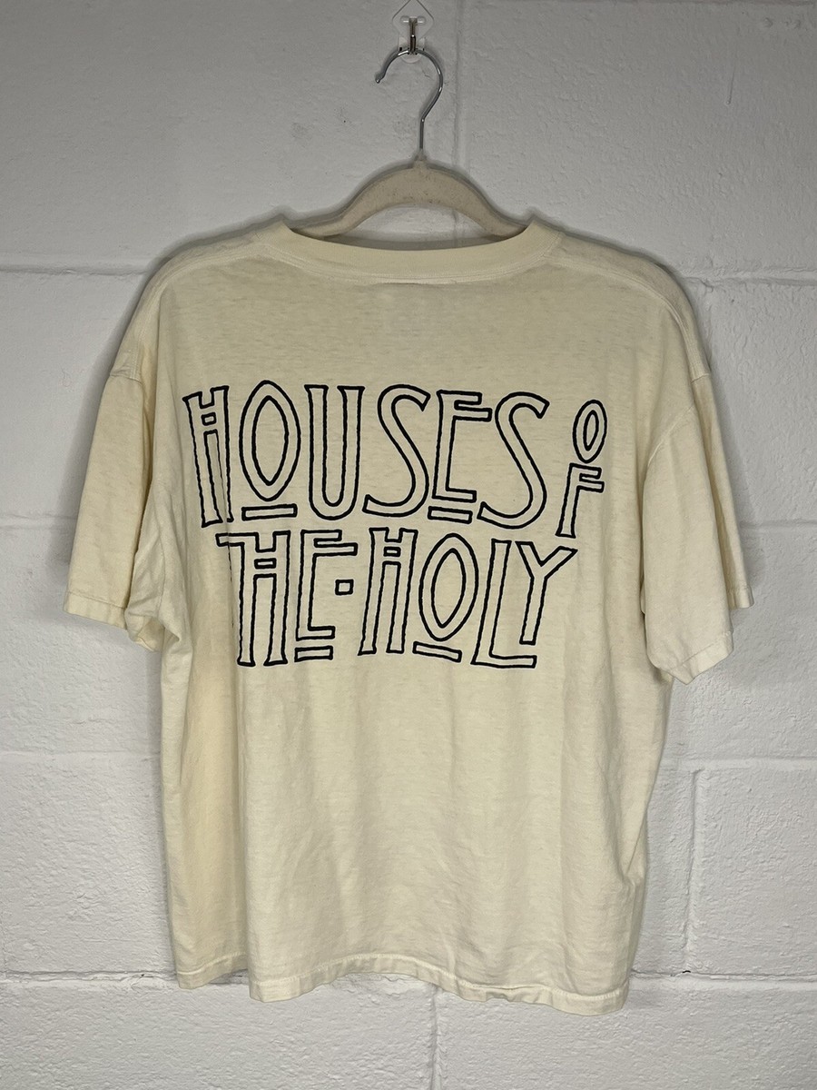 トップス 1988 Led Zepplin Houses Of Holy Shirt Vintage 80s Led Zeppelin Houses of the Holy Large T Shirt
