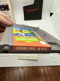 Sesame Street 123 Nintendo NES - Complete CIB + Poster & Reg Card Rare!