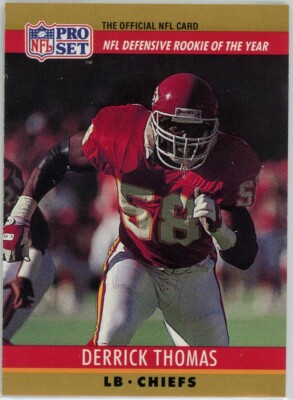 1990 Pro Set Derrick Thomas NFL Defensive Rookie of the Year #6