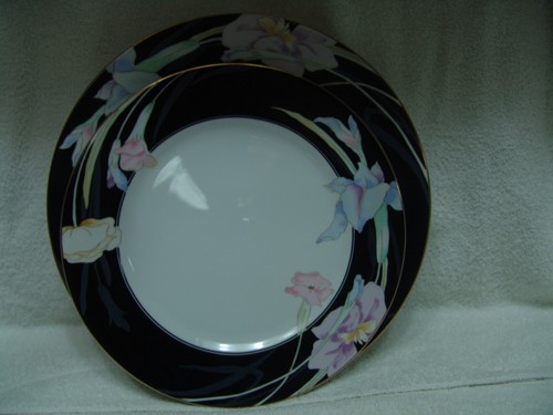 PLATO DE CENA Y PLATO DE CHULETA NEGRO MIKASA CHARISMA L 9050 JAPÓN - Imagen 4 de 6