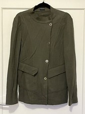 PENNYBLACK Green Asymmetric Wool Jacket M