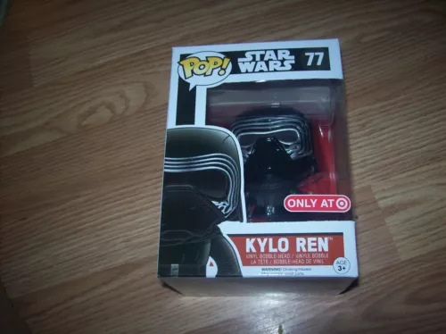 STAR WARS FUNKO POP! #77 KYLO REN (HOODLESS) TARGET EXCLUSIVE NEW IN BOX VHTF