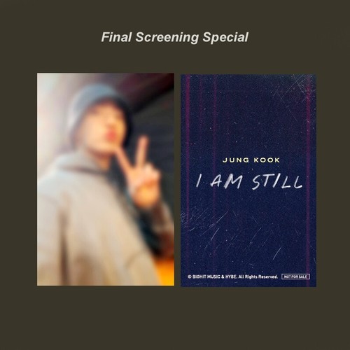 JUNGKOOK I AM STILL Cinemas in Japan Benefits Official Photocard BTS - Picture 30 of 30