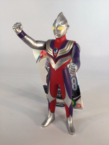 Bandai Ultraman Tiga Multi Type Ultra Hero Series 08 Pvc Figure Tsuburaya Sofvi - Picture 9 of 12