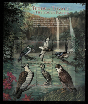 Tuvalu 2000 - Fauna and Flora, Birds - Sheet of 6 Stamps - Scott #833 ...