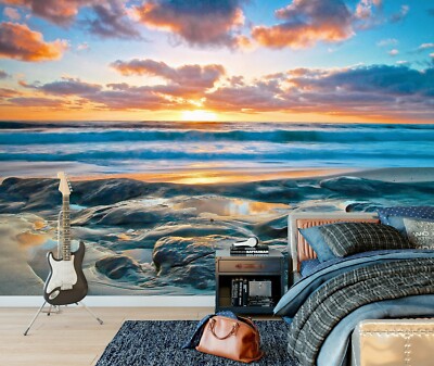 3D Orange Wolke C059 Tapete Wandbild Fototapete Kathy Barefield Zoe