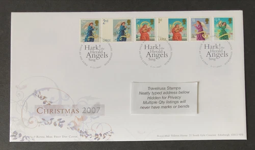 GB 2007 FDC CHRISTMAS - TALLENTS HOUSE PMK - FREE UK P&P (#MUL)