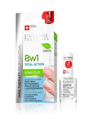 Eveline SENSITIVE Total Action NAIL THERAPY 8 in 1 Intensive Nail Hardner 12ml