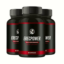 3-Pack ErecPower For Men Extra Strength Mens Supplement Erec Power- 180 Capsules