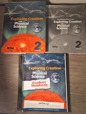 Exploring Creation w/ Physical Science 2nd ed Text, Test, Student Notebook