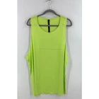 Lululemon FastFree Singlet Mens Size XXL Neon Lime Green Workout Tank Top Gym