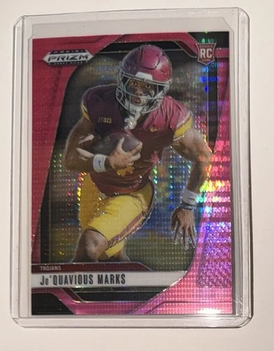 2025 Panini Prizm Draft Woody Marks Pink Pulsar RC /15 SSP #138 Houston Texans