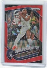 2025 Panini Prizm WNBA #9 DiJonai Carrington Red Seismic Prizm #/249