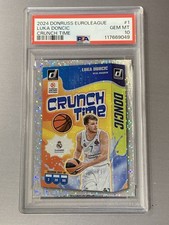 POP 1 Luka Doncic 2024 Donruss Turkish Airlines Euroleague Crunch Time PSA 10 #1