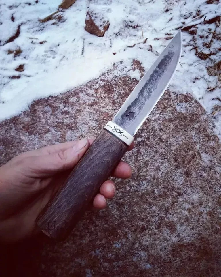 Нож ЯКУТ, якутский нож, нож ручной ковки, нож на заказ, нож ручной работы - Изображение 2 из 4