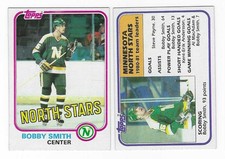 Lot of 2 Different Minnesota North Stars Bobby Smith Hockey Cards