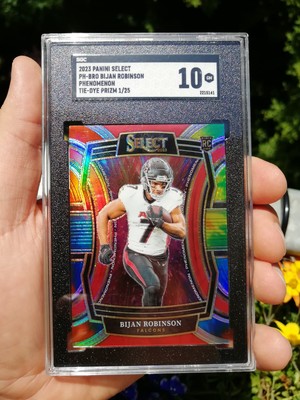 2023 Panini Select PH-BRO Bijan Robinson Tie-Dye Prizm 1/25 SGC 10 POP 2