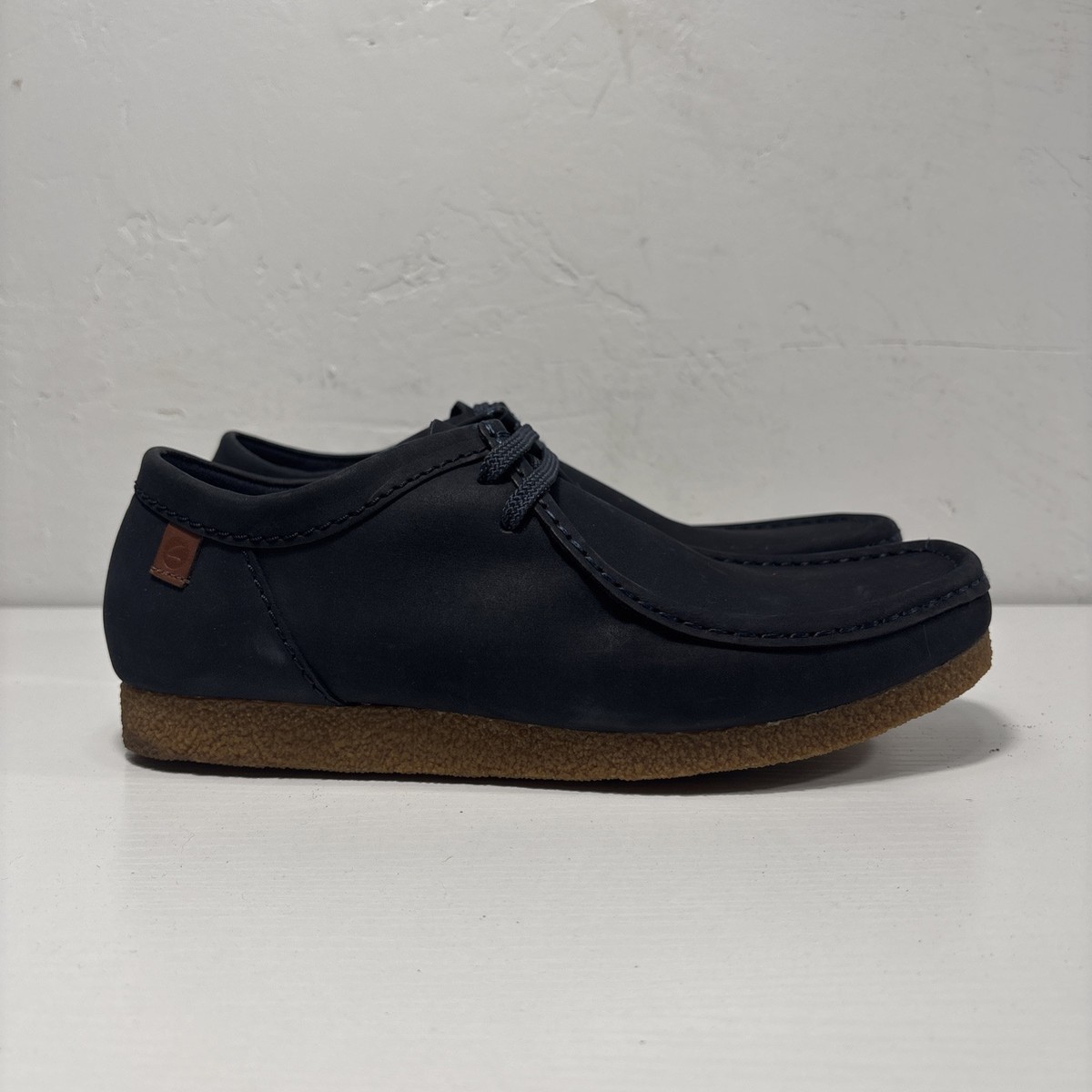 Clarks Shacre Ⅱ Run モカシン UK10 サイズ : 28cm Clarks Shacre II Run Men's Sz 10m Shoes Moccasin Navy Nubuck