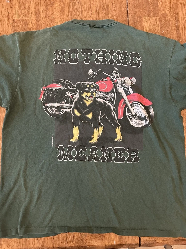 Топ Dawg мужчин XL винтажная футболка одиночный стежок Most Wanted Гавайи 90-х - Изображение 4 из 4