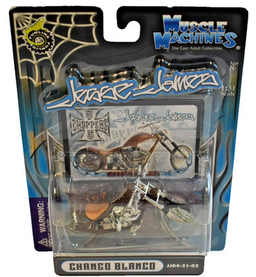 2004 Jesse James West Coast Choppers Chango Blanco JJ04-31-02 1:31 Scale
