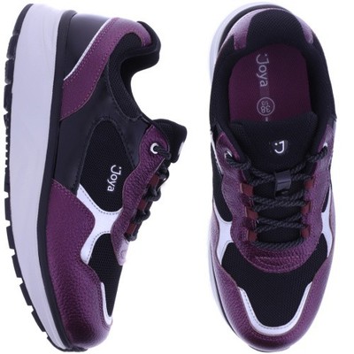Joya | Tina III | Pink-Black | Premiumleder-Textil | Weite: H | JY095A | Damen A