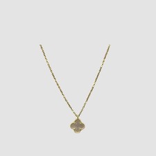 Van Cleef & Arpels Sweet Alhambra Yellow Gold Necklace ARF69100 152826055