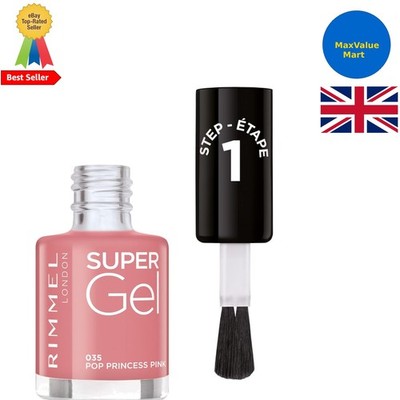 Super Gel Nagellack - Pop Princess Pink, Spanresistent, 12 ml für Zuhause Mann...