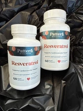 2X Pattern Wellness Resveratrol 60 Caps  7/2026
