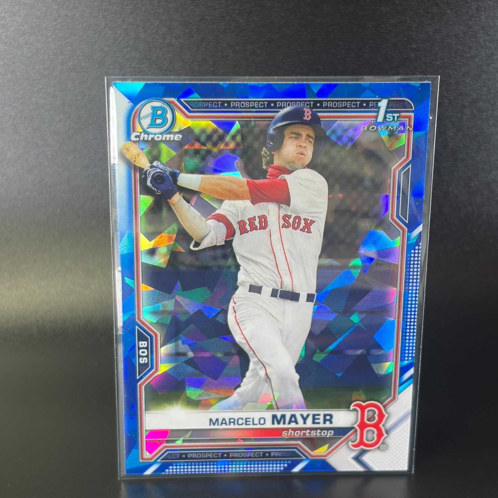 2021 Bowman Chrome Draft Sapphire Edition Marcelo Mayer #BDC-174 Rookie