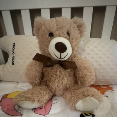 Choco Bear Beige Plush Teddy Bear with Bow