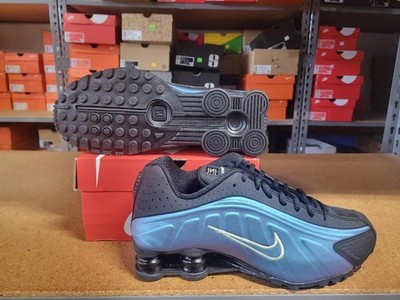 Nike Shox R4 Men Shoes Sapphire Liquid Lime IF4849-500 Multiple Sizes
