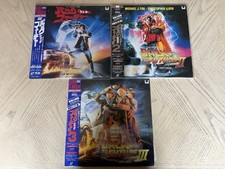 Back to the Future Trilogy Laserdisc Japan Part I, II  III 1 2 3 Michael J. Fox