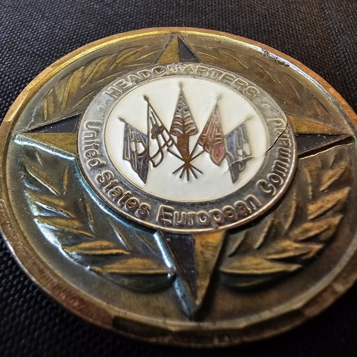 Moneda Desafío Cuartel General Comando Europeo de Estados Unidos - Imagen 5 de 9