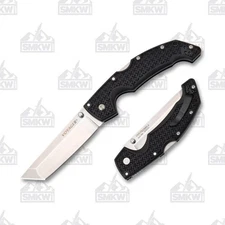 Cold Steel Large Voyager Folding Knife 4in Plain Edge GrivEx CS29AT