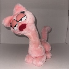 Garfield  s Girlfriend arlene vintage 1984 Stuffed Plush Animal Cat 12" Dakin