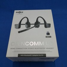 SHOKZ Bone Conduction Headset OPENCOMM UC C102 Used