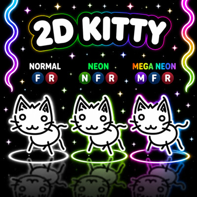 2D kitty  US Seller Adopt From Me Today 