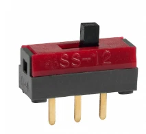 Pack of 4  SS12SDP4  Slide Switch SPDT 0.4VA 28V Through Hole, RoHs , Bulk