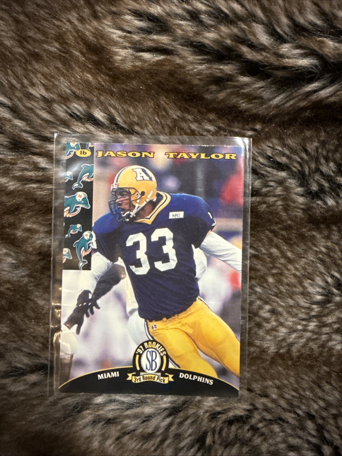 1997 Score Board Rookies - Jason Taylor #54 (RC)
