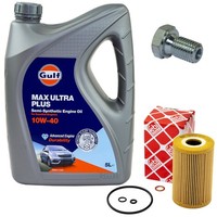 MotoröL Filter Set 10W-40 5 Liter + ÖLablassschraube FüR BMW 3Er 318Is Z3 E36