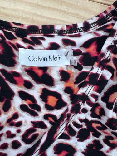 CALVIN KLEIN Sleeveless Black Pink Jumpsuit Romper Women’s Size 10 NWOT - Picture 4 of 11