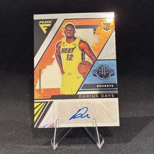 2023-24 Flux Darius Days Rookie Auto Houston Rockets #PNM-DAY