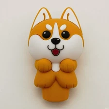 3.1'' Silicone Cute Dog Hand Bong Smoking Pipe Portable Hand Pipe + Bowl